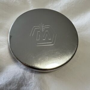 Vintage Tiffany & Co Trinket Box Handcrafted Pewter Red Velvet Lining~ Engraved